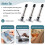 10PCS Universal Stylus Pen Transparent Disc Capacitive Screen Touch Pen Replacement Tip Drawing Writing Nib Pencil 3