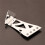 4 Strings Banjo Tailpiece for Guitar Replacement Accessory,Silver 3