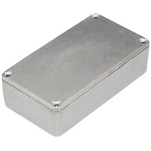 Caja de Aluminio Caja de Efectos de Guitarra Caja de Efectos Stompbox Caja de Efectos Aerosol de PláStico Perforable Kit de Pedal de Guitarra DIY