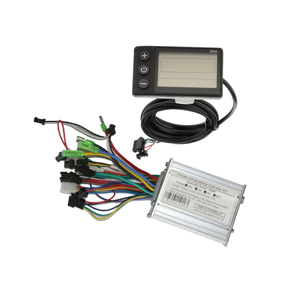 36V 48V 52V 60V 350W 18A Brushless Motor Controller Ebike Controller S866 Lcd Display Speedometer 6031508737253