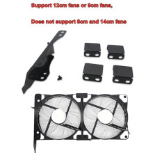 3-LüFter-Montage-Rack-PCI-Steckplatzhalterung für Grafikkarte mit UnterstüTzung für 90-Mm-/120-Mm-LüFterhalterungssatz mit LüFter 24BB