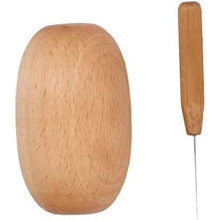 Huevo de Zurcir de Madera, Herramientas de Costura de Calcetines Ampliamente Utilizadas con Aguja para Ropa
