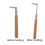 Professional Piano Tuning Hammer Wrench Tool Octagon Core Hammer Solid Wood Handle Piano Tuning Tool 8