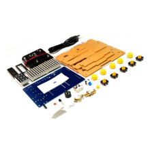 Kit de Jeu de Bricolage DIY Soudure éLectronique Soudage Tranning Set Snake Plane avec éTui en Acrylique Pixel Console de Jeu Kit de Fabrication