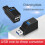 USB 3.0 HUB Adapter Extender  Splitter Box 3  for PC Laptop Mobile Phone High Speed U Disk Reader,Black 10