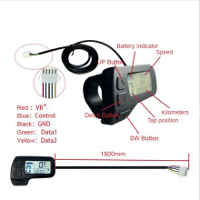 Electric Bicycle Display KT-LCD11 5Pin Display with S M Plug Drive Motor Conversion Ebike Accessories