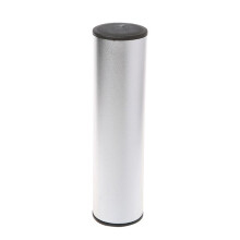 Cilindro Professionale nel Acciaio Inossidabile Sand Shaker Ritmo Strumenti Musicali Percussioni per Accompagnamento di Band,Argento