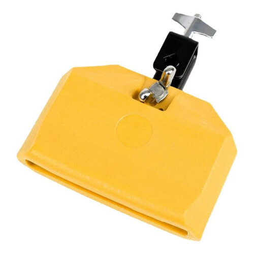 Bloco de 5 Polegadas, Bloco de PercussãO Musical de PláStico CompatíVel com Instrumento de Bateria Latina (Amarelo)