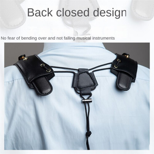 Saxophone Shoulder Neck Strap Adjustable Sax Double Shoulder Strap Harness Sax Musical Instruments Accessories 2