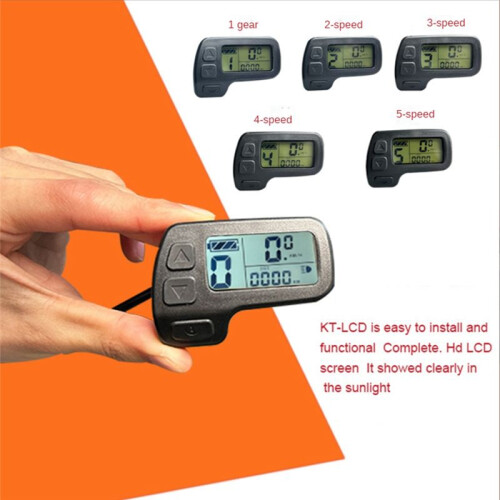 Electric Bicycle Display KT-LCD11 5Pin Display with S M Plug Drive Motor Conversion Ebike Accessories 1