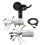Electric Scooter Dual Drive Controller JP 48V 52V 60V 25A 50A Brushless Controller AB Front Rear Drive Controller Kit,1 1