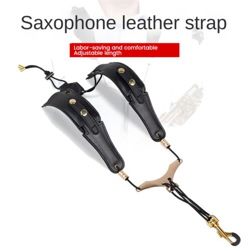 Saxophone Shoulder Neck Strap Adjustable Sax Double Shoulder Strap Harness Sax Musical Instruments Accessories 2