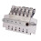 Chrome Electric Guitar Tremolo Bridge Double Locking Systyem/78MM Between the 2 Studs Centers/Strings Through Saddle 4