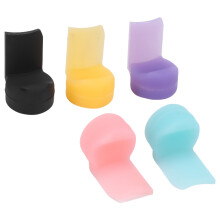 Paquet de 5 Silicone Souple Clarinette Hautbois Repose Pouce Coussin Protecteur Pouce pour Instrument à Vent 5 Couleurs