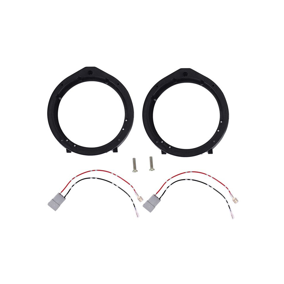 2Pcs 6.5 Inch Car Horn Gasket Car Speaker Adapter With Wiring Harness For Accord Cr-Z Insight 2006-2011 6032022716663