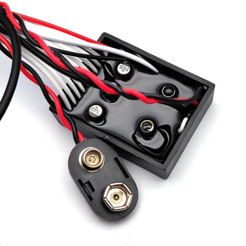 3 Band EQ Preamp Circuit Guitar Dual Potentiometer for Active Bass Guitar Pickup 5 Control Knobs Guitar Pickup Control 2