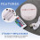 12 Pack 3D Night LED Light Lamp Base + Remote Control + USB Cable, 16 Colors Light Show Display Stand for Acrylic White 4