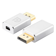 Adaptador Dp una Dp, Adaptador Dp1.4, Compatible con Convertidor de Video HD 8K @ 60Hz (DP Macho una DP Hembra)