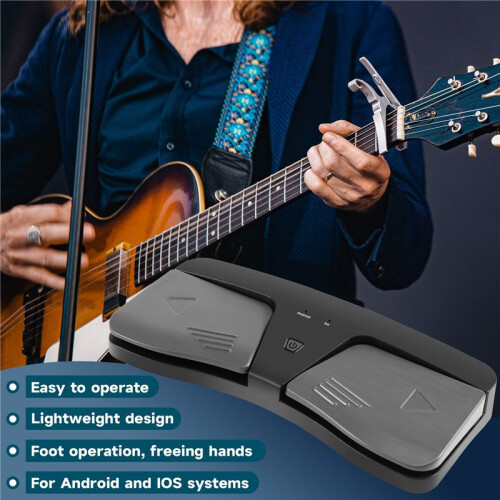 Wireless Page Turner Pedal  Page Turner Wireless Turning Pedal Remote Control Compatible IOS  Android 2