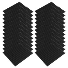 24 Pack Acoustic Foam Panels Soundproof Studio Foam Acoustic Treatment Foam Sound Insulation Panels Wedge for Studio,Etc