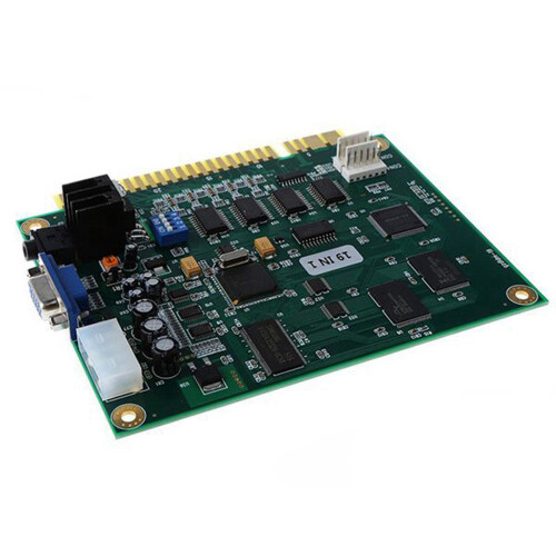 19 in 1 Multicade PCB Board Arcade Classic Game Board VGA Output Arcade Game Board Horizontal Durable for Jamma Arcade 2