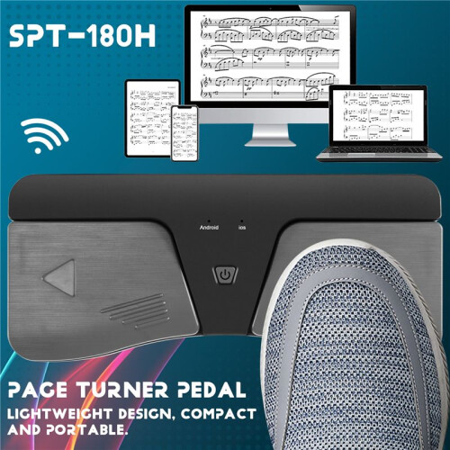 Wireless Page Turner Pedal  Page Turner Wireless Turning Pedal Remote Control Compatible IOS  Android 1