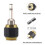 2 Pcs 60mm Drill Chuck Screwdriver Impact Driver Adaptor 1/4Inch Hex Shank Drill Bit Tool Quick Change Convertor Adapter 2