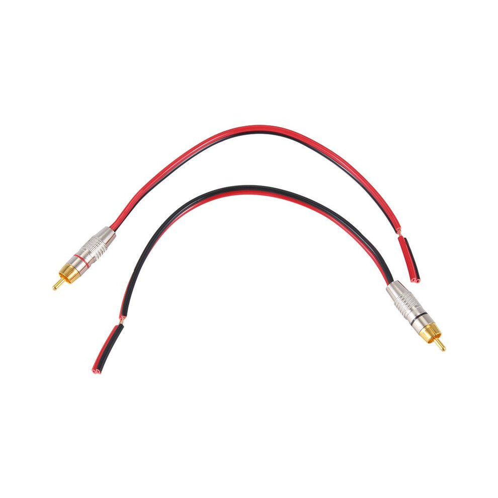 Speaker Cables To Rca Plugs Adapter, 2-Channel (1 Foot) 6031816327658