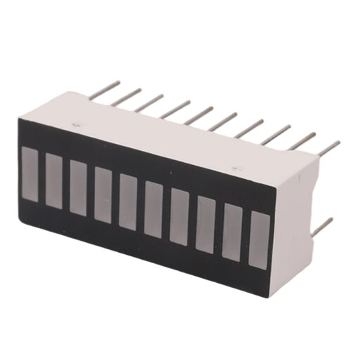 10 Segment Red LED Bar-graph Display