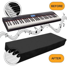 Universeel Verstelbare Elastische 61/73/76 Toets Digitaal Elektrisch Staal, Elektronische Pianohoes Stofhoes Pianohoes