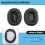 Ear Cushion Memory Foam Ear Pads Replacement Compatible with  E65 E65BTNC / Duet NC / Live 650BTNC Live 660 BTNC 5