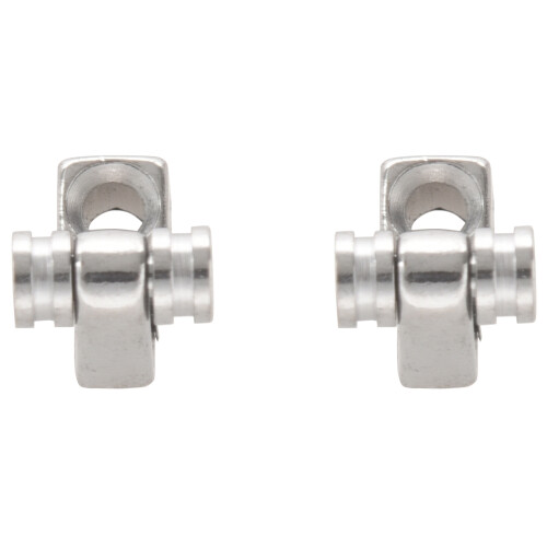 Set Of 2 Chrome Roller String Retainer Trees Guitar Parts
