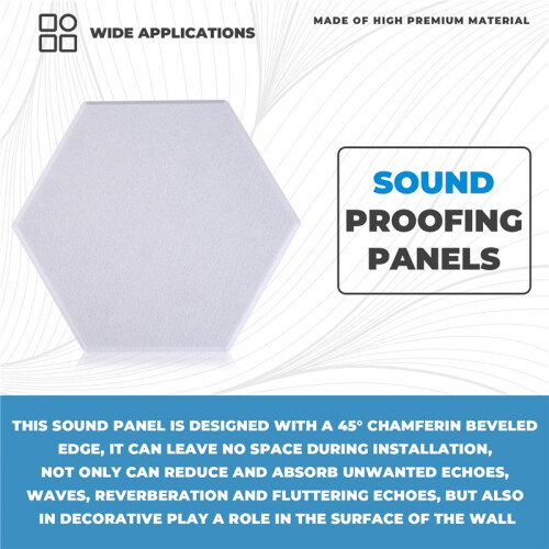 18 Pacotes de PainéIs AcúSticos Autoadesivos PainéIs de Parede à Prova de Som 12X10X0.4 Polegadas Painel de Tratamento AcúStico para Home Office 1