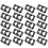 20x 18650 Lithium Battery Double Holder Bracket for DIY Cell Pack Black 1