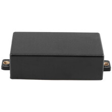 Plastic Cubierta De Pastilla Sellada Humbucker En Forma De Partes De Guitarra SQ ST Pickup (Negro)