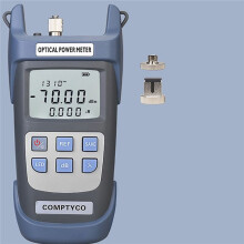 COMPTYCO Handheld Optische Power Meter Glasvezel Tester Optische Verzwakking Test met FC/SC Adapter (OPM-70 -+10DBm)