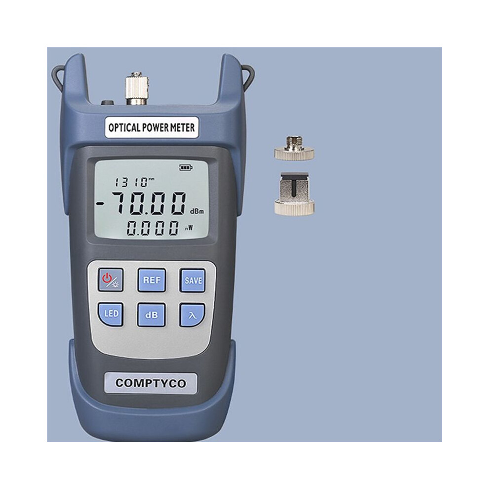 Comptyco Handheld Optical Power Meter Optical Fiber Tester Optical Attenuation Test With Fc/Sc Adapter(Opm -70 -+10Dbm) 6033240907451