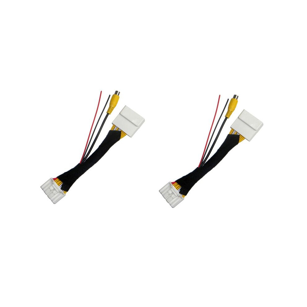 2Pcs 28 Pin Car Rca Video Reverse Camera Convert Cable Adapter For 2 3 6 Cx-5 Demio Axela Roadster Mx-5 Miata 6031484178392