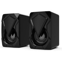 X2 Computerluidsprekers met Subwoofer voor Pc Desktopcomputer Laptop LED-Verlichting Home Theatre-Systeem USB Bekabelde Klankkast