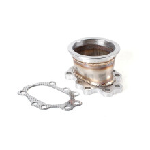V-Shape Flanged Turbine Down Pipe Adapt for T25T28 GT25 GT28 Stainless Steel Adapter