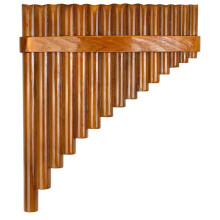 Natuurlijke Bamboefluit, Panfluit Blaasinstrument, Handgemaakte Panfluit, 15 Tonen in G Majeur, Rechtshandig Model
