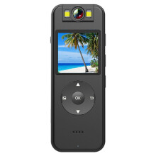 4K WIFI Camera with IPS Screen,Back Clip Full HD Body Camera,Wearable Pocket Bodycam Camcorder with 64G Menmry Card
