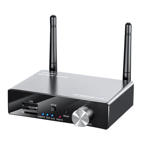 5.3 Transmitter Receiver Stereo Low Latency AUX 3.5mm Optical Wireless Music Audio Adapter for TV PC