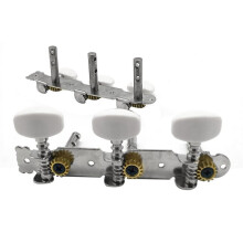 1R1L Klassieke Gitaar Locking String Stemsleutels Toetsen Tuners Drie Positie Stalen Kolom Knop Tuners