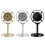 Vintage Style Microphone Simulation Classic Retro Dynamic Vocal Mic Universal Stand for Live Performance Sing Black 8