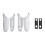 For Meta Quest3 VR Headset Charging Cradle Meta Quest3 Handle Contact Type Multi-Function Convenient Cradle Charger 4