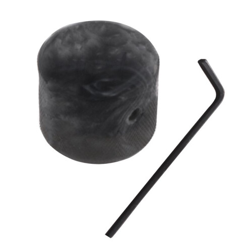 3Pcs Metal Volume Knob Electric Guitar Bass Volume Tone Control Knobs Dome Knobs Potentiometer Hat Cap 2