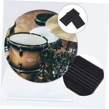 Almofada de Borracha Antiderrapante para Bumbo, Protetores de Pedal de Tambor de Jazz, Pedal de Chute, PeçA de Instrumento de PercussãO