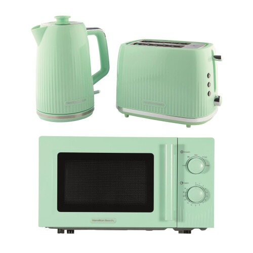 Hamilton Beach Kettle, Toaster & Microwave Set, Miami Collection by Hamilton Beach, Mint