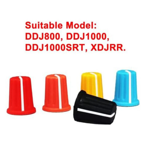 EQ Rotary Knob Replacement Equalizer Potentiometer Fader Knobs Push Rod Cap, Knob Cap-A 2